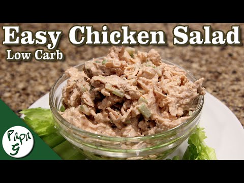 Easy Chicken Salad – Low Carb Keto Meal Prep Recipe