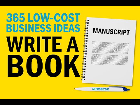 Start a Book Writing Business: Start This for Under £300 - low-cost business idea