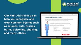 Get your First Aid Certification with American Health Care Academy