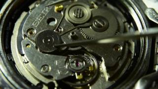 SEIKO精工五號機械錶 7S機芯運作
