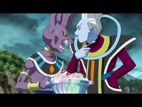 Whis fights Beerus over strawberry