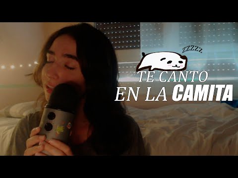 ASMR ♩𝄞 ♥  Te Tarareo y Canto inaudible en tu camita ♥