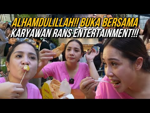 RATUSAN PORSI TAKJIL DIBORONG NAGITA!! SEMUA KARYAWAN RANS DITRAKTIR BUKBER DIRUMAH ANDARA!!