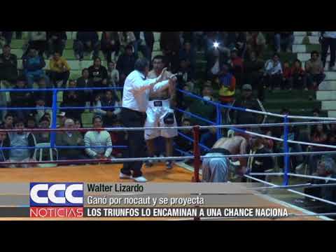 Walter Lizardo  Ganó por nocaut y se proyecta