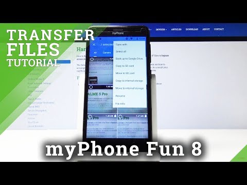 How to Transfer Files in myPhone Fun 8 – Copy & Export to Memory Card