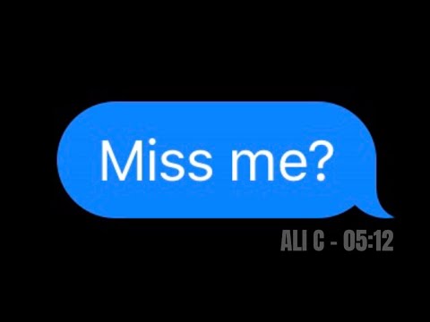 ALI C- Miss me?