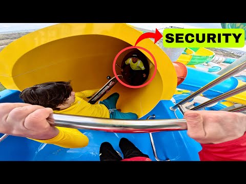 PARKOUR ESCAPING FROM SECURITY In WATER PARK Part:2 (Epic ParkourPOV Action)