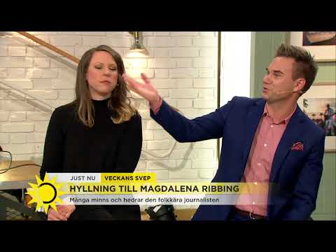 Tilde och Anders hyllar Magdalena Ribbing: "Sunt förnuft – det var det hon pratade om" - N