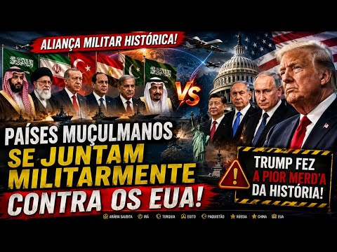 💣CRISE GLOBAL! MOVIMENTAÇÃO DE PAÍSES MUÇULMANOS CONTRA OS EUA GERA ALERTA INTERNACIONAL🔥