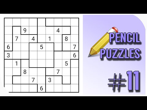Pencil Puzzles #11 : Jigsaw X Sudoku