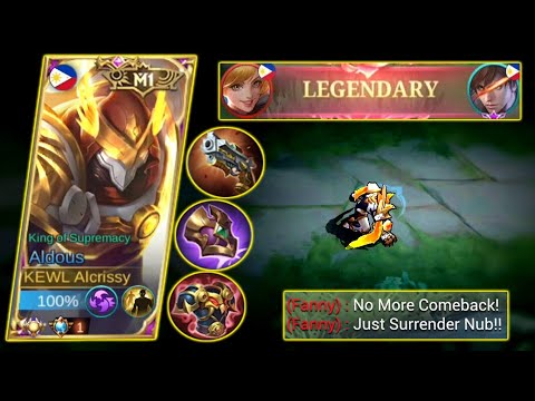 THIS IS HOW TO WIN AND COMEBACK AGAINST PRO ENEMIES ON LATE GAME! ALDOUS BEST BUILD 2022 - MLBB