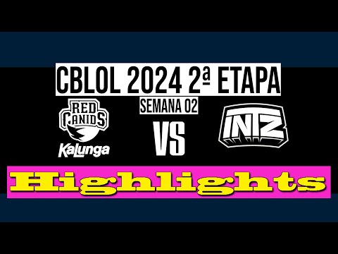 RED CANIDS VS INTZ | CBLOL 2024 | Highlights