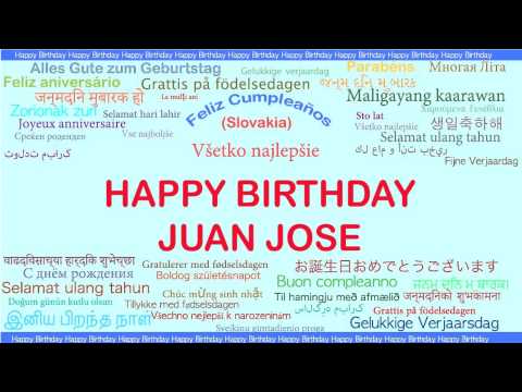 JuanJose   Languages Idiomas - Happy Birthday