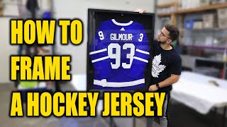 How to Frame a Hockey Jersey | STEP BY STEP |