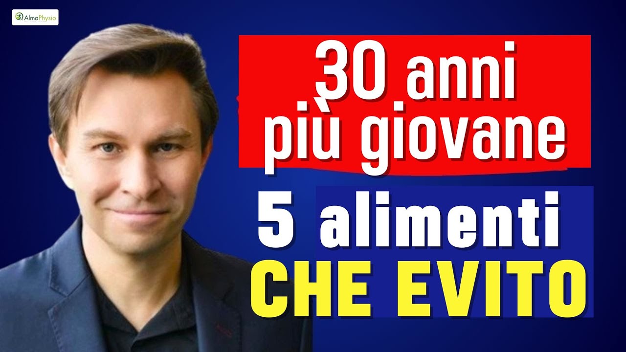 EVITO 5 ALIMENTI e il mio corpo è 30 ANNI PIÙ GIOVANE! Il professore di Harvard David Sinclair