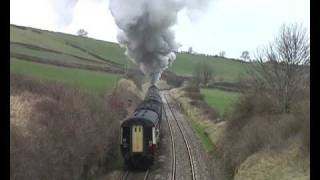 preview picture of video '34067 Tangmere tackling Milborne Port bank 14/2/09'