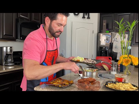 HOW TO MAKE FRITANGA CON GALLO PINTO (NICARAGUAN FOOD)