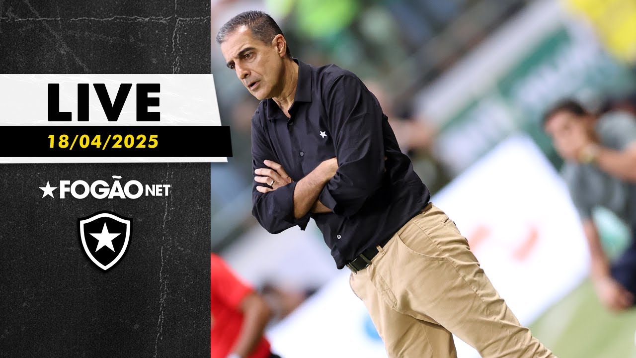 LIVE | Torcida pressiona, mas Botafogo confia em trabalho de técnico Renato Paiva