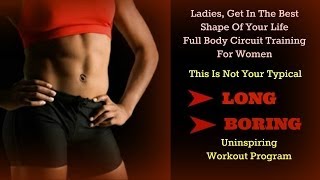 preview picture of video 'Fitter U {Circuit Training for Women} Best Fat Loss Workout For Women - My Fitter U Review'