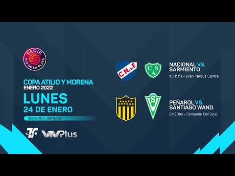 Serie Rio de la Plata - Nacional vs Sarmiento - Peñarol vs Santiago Wanderers