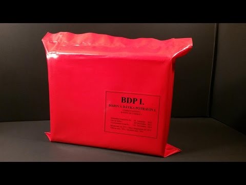 2015 Czech Republic BDP-1 MRE Review 24 Hour Combat Ration Ready To Eat Army Meal Tasting Test