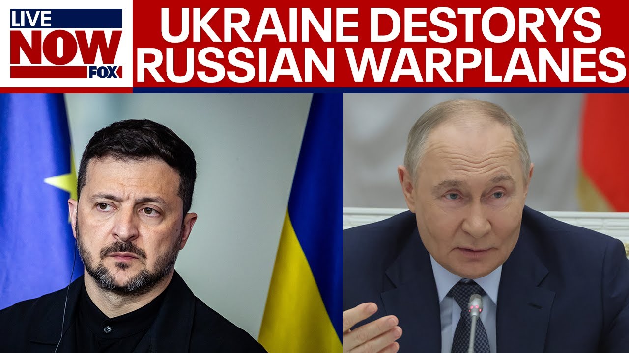 40+ Russian warplanes destroyed in Ukraine drone attack