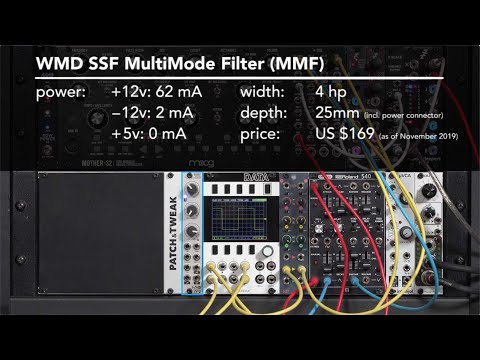 WMD/SSF Multi Mode Filter 1/2: sound characteristics (LMS EE)