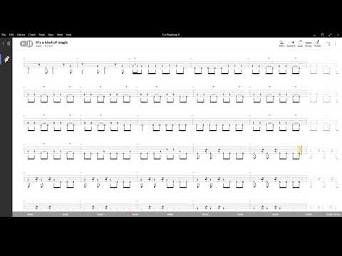 A kind of magic ( Queen ) ,Tablatura e base Senza Basso - Backing bass track