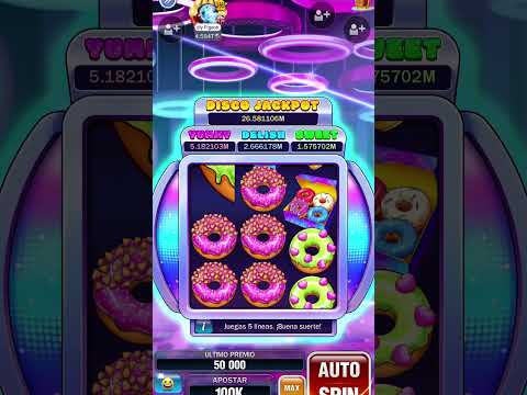 $100K Spins in Disco Donuts - Slots #spin #slot #casino #vegas #machine #casinogames #shorts 🎰