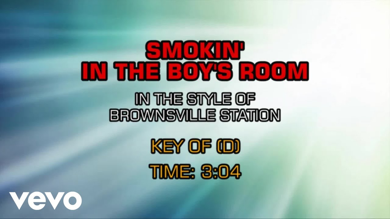 Brownsville Station - Smokin' In The Boys Room (Karaoke)