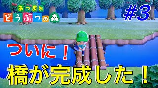 【あつまれどうぶつの森】ついに、ミッキーランド島に橋が完成したぞ！上の大地にも行ってみよう！#3