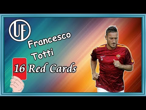 Francesco Totti 16 Red Cards HD