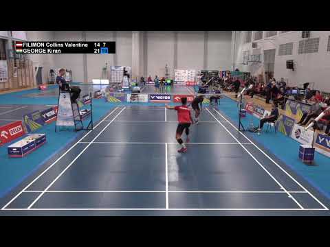 Match point - Collins Valentine Filimon vs Kiran George - MS, SF - Polish Int. 2021