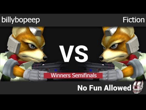 NFA 3 - TNC | billybopeep (Fox) vs Fiction (Fox) Winners Semifinals - Melee