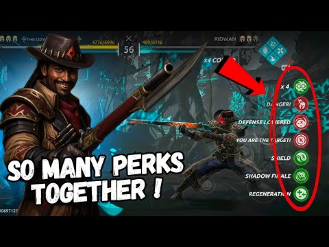 ICONIC ! This cowboy is dangerous 😵‍💫 NEVER UNDERESTIMATE LORD GIDEON || Shadow Fight 4 arena 