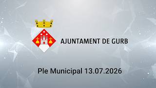 Ple Municipal 13.07.2026