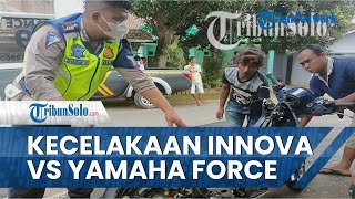 Kecelakaan di Wonogiri Kijang Innova Vs Yamaha Force, Pengendara Motor Tewas saat Dibawa ke Faskes