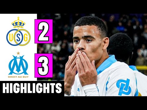 Union Saint-Gilloise vs Marseille 2-3 Resumé | Greenwood Goals | UCL 2025-26 Highlights | Khalaily