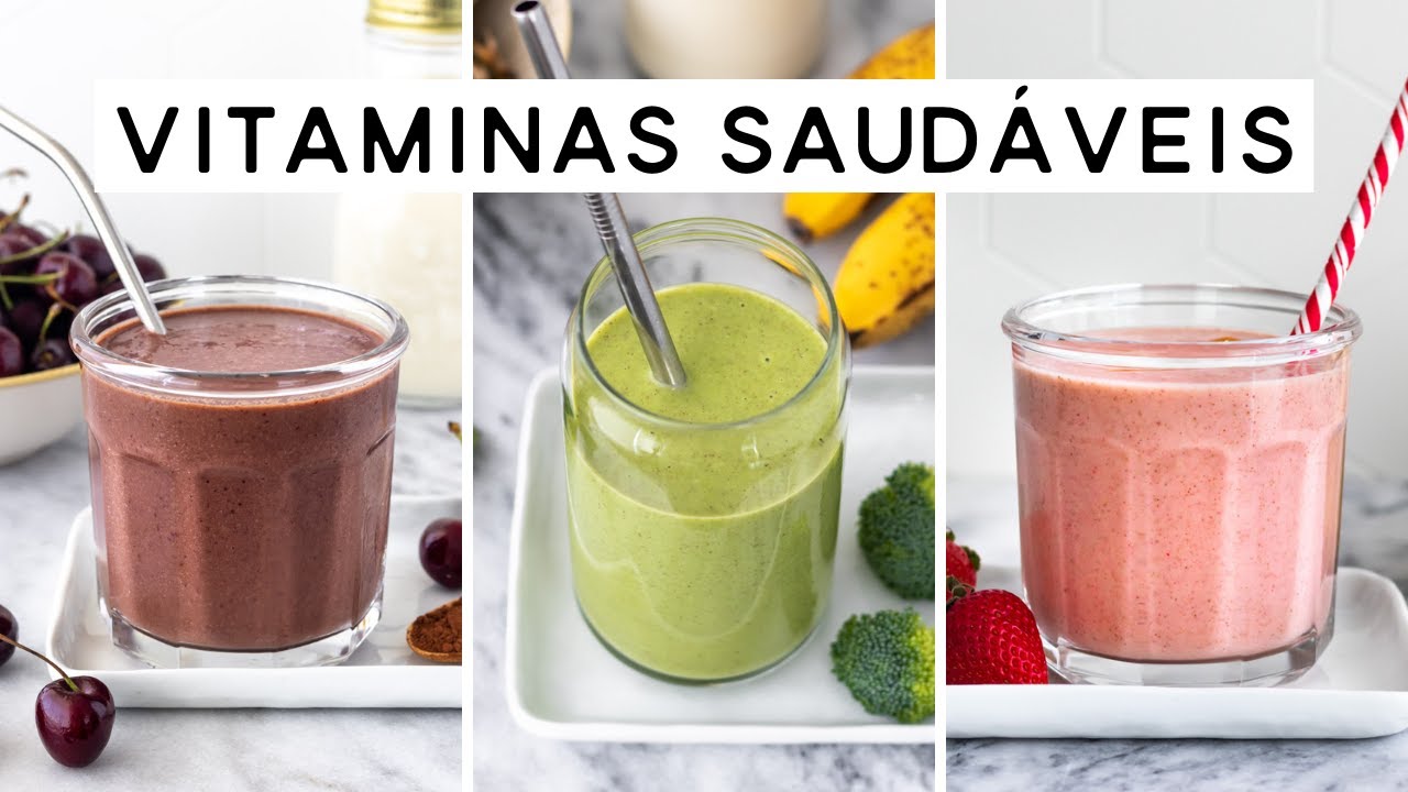 3 VITAMINAS DE FRUTAS PARA UM CAFÉ DA MANHÃ OU LANCHE SAUDÁVEL | PLANTTE