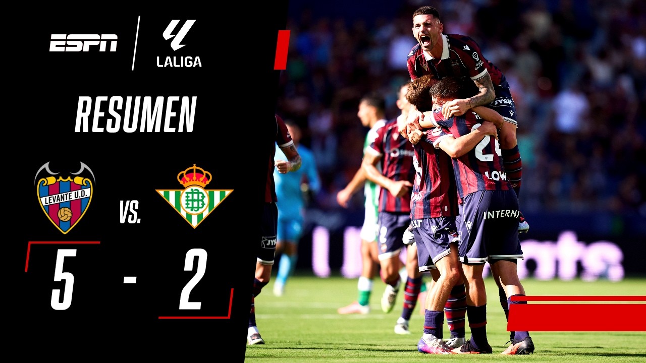 GOLEADA HISTÓRICA DEL LEVANTE AL REAL BETIS DE PELLEGRINI | Levante 5-2 Real Betis | RESUMEN
