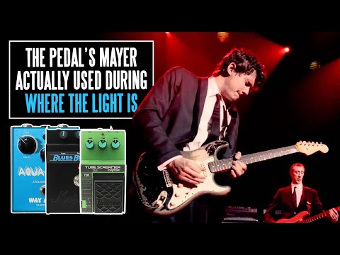 The Pedals John Mayer Used On Where The Light Is (No He Did Not Use The Klon Centaur)