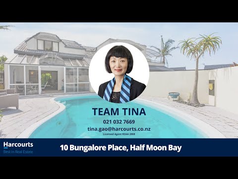 10 Bungalore Place, Half Moon Bay, Auckland, 4房, 3浴, 独立别墅