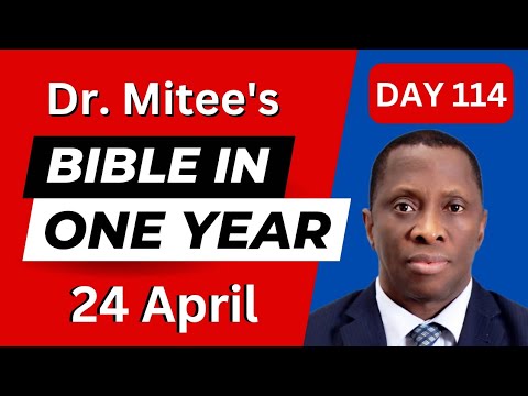 24 April: Read The Bible In One Year: Day 114 of 365 Bible In A Year (1 Chronicles 1-2) | Dr. Leesi