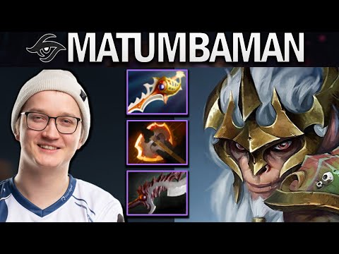 SECRET.MATUMBAMAN MONKEY KING WITH DIVINE RAPIER - DOTA 2 7.28 GAMEPLAY