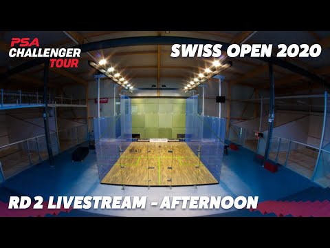 Swiss Open Squash 2020 - Rd 2 Livestream - Afternoon Session