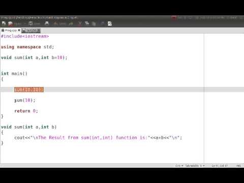 Function with Default Argument – C++ | Vinod Pillai