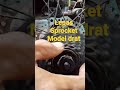 cara lepas sprocket model drat