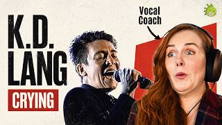 Vocal Coach Discovers k.d. lang for the first time... and is blown away!