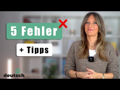 Vermeide diese Fehler | Avoid these mistakes in German