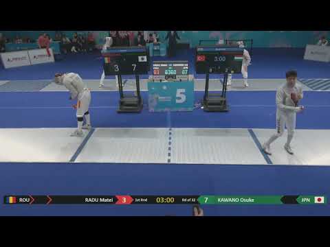 Wuxi Worlds 2025 CMS - L32 - Matei Radu ROU v Kawano Osuke JPN